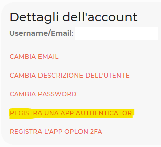 Registrazione